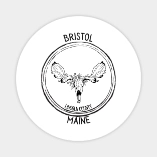 Bristol Maine Moose Magnet